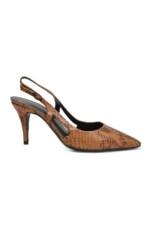 Women's strappy open - toe stiletto heel pumps with rhinestones[WS6760] Bottega Veneta | High Heel Pump