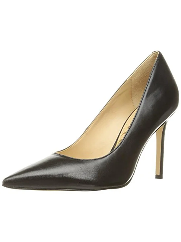 Women's charcoal gray stiletto heel pumps for a neutral yet stylish optionHazel Womens Padded Insole Pointed Toe Pumps