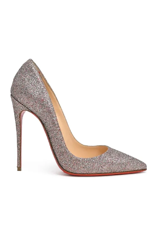 Women's velvet - covered stiletto heel pumps for a luxurious look[WS6738] Christian Louboutin | High Heel Pump