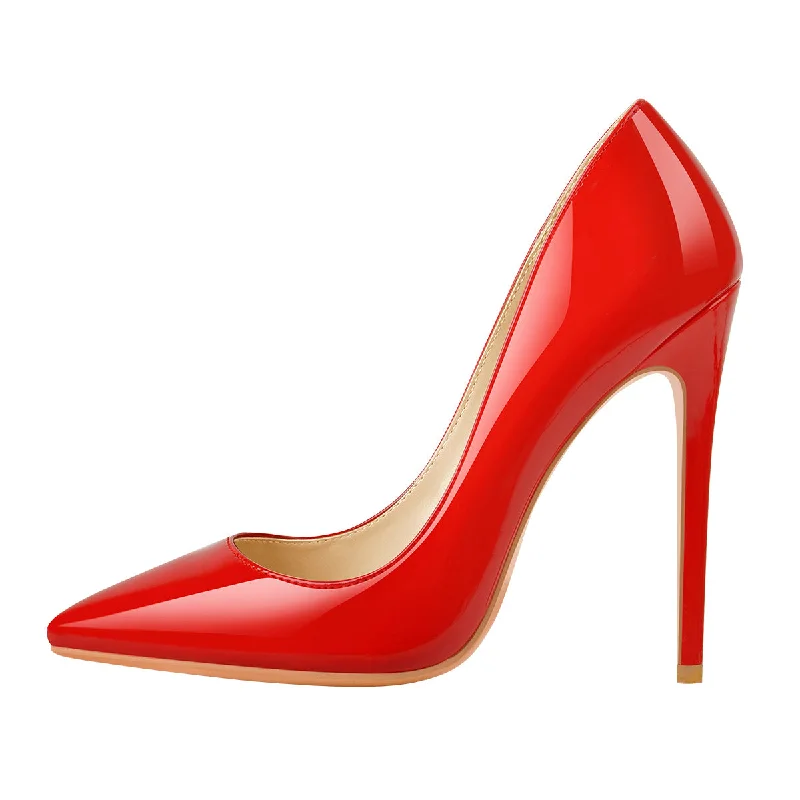 Women's hypoallergenic stiletto heel pumps for sensitive skin8cm 10cm 12cm Red Pointed Toe Slip On High Heel Pumps Women's hypoallergenic stiletto heel pumps for sensitive skin8cm 10cm 12cm Red Pointed Toe Slip On High Heel Pumps