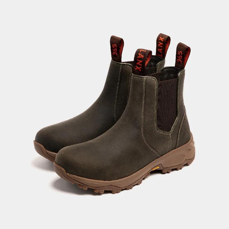Women's croc - embossed Chelsea boots for a luxurious textureEDGWORTH / BOTTLE GREEN Women's croc - embossed Chelsea boots for a luxurious textureEDGWORTH / BOTTLE GREEN
