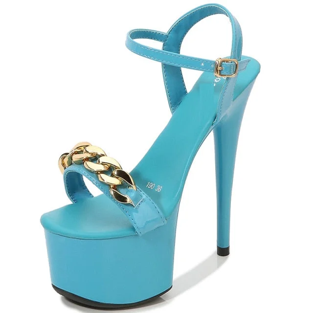 Women's peach stiletto heel pumps for a soft and feminine appealSummer Party Pumps with Metal Decorated Buckle Strap and Chunky Heel Women's peach stiletto heel pumps for a soft and feminine appealSummer Party Pumps with Metal Decorated Buckle Strap and Chunky Heel