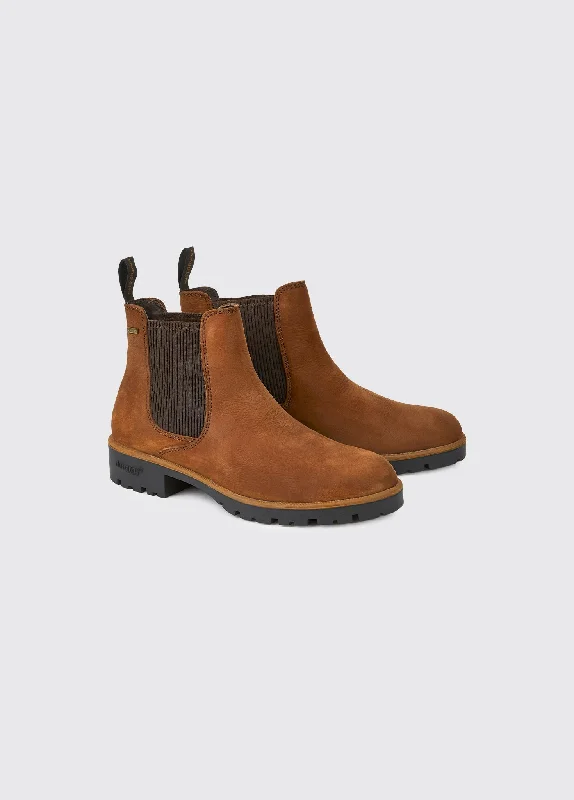Women's geometric - patterned Chelsea boots for a modern aestheticClonliffe Women's Chelsea Boot - Walnut Women's geometric - patterned Chelsea boots for a modern aestheticClonliffe Women's Chelsea Boot - Walnut