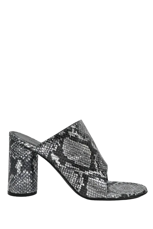 Women's charcoal gray stiletto heel pumps for a neutral yet stylish option[WS6829] Balenciaga | Mules