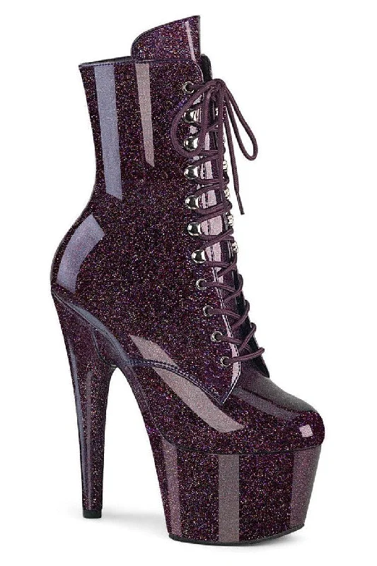 women's ankle boots with padded insolesPleaser ADORE-1020GP Ankle Boot