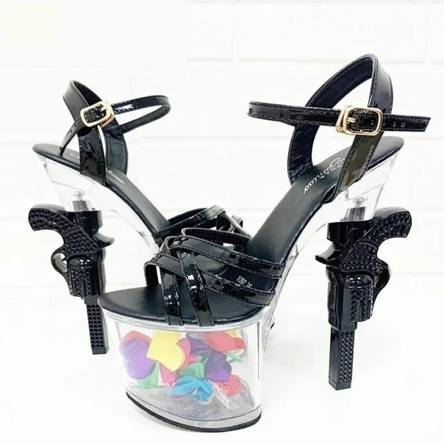 Women's arch - support stiletto heel pumps for better comfortWomen's High Heel Patent Leather Summer Sandals Sexy Transparent Platforms Women's arch - support stiletto heel pumps for better comfortWomen's High Heel Patent Leather Summer Sandals Sexy Transparent Platforms