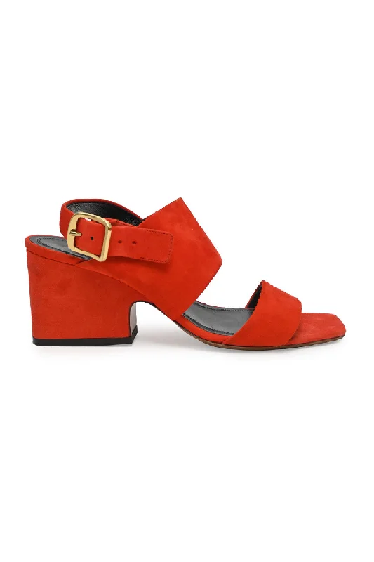 Women's peach stiletto heel pumps for a soft and feminine appeal[WS6780] Celine | High heel sandals