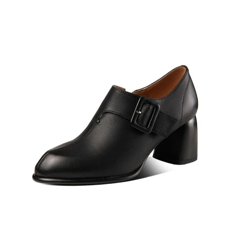 Women's burgundy stiletto heel pumps for a sophisticated appearanceTinaCus Genuine Leather Women's Handmade Block Heel Side Zip Up Oxford Pumps with Modern Buckle Women's burgundy stiletto heel pumps for a sophisticated appearanceTinaCus Genuine Leather Women's Handmade Block Heel Side Zip Up Oxford Pumps with Modern Buckle