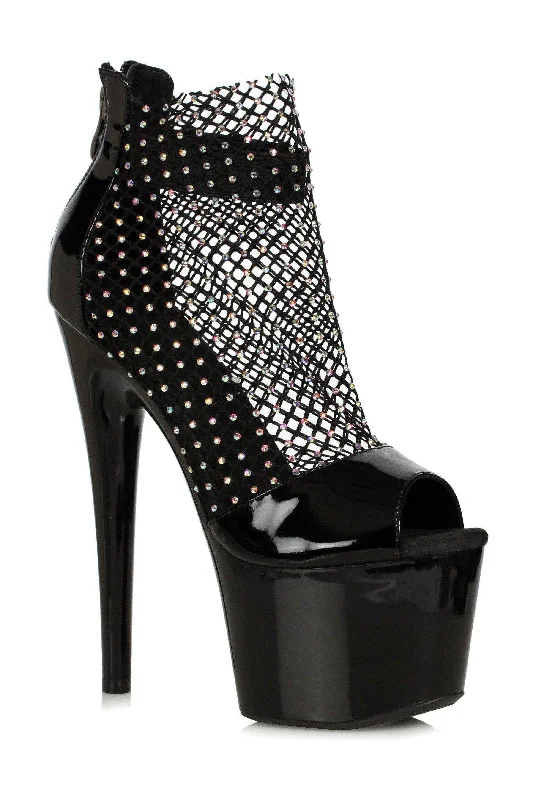 women's ankle boots for officeEllie Shoes 709-ADRIANA Fishnet Rhinestone Ankle Bootie women's ankle boots for officeEllie Shoes 709-ADRIANA Fishnet Rhinestone Ankle Bootie