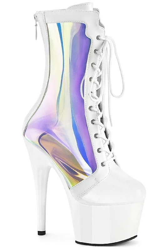 suede ankle boots for womenSS-ADORE-1047 White Patent Ankle Boot