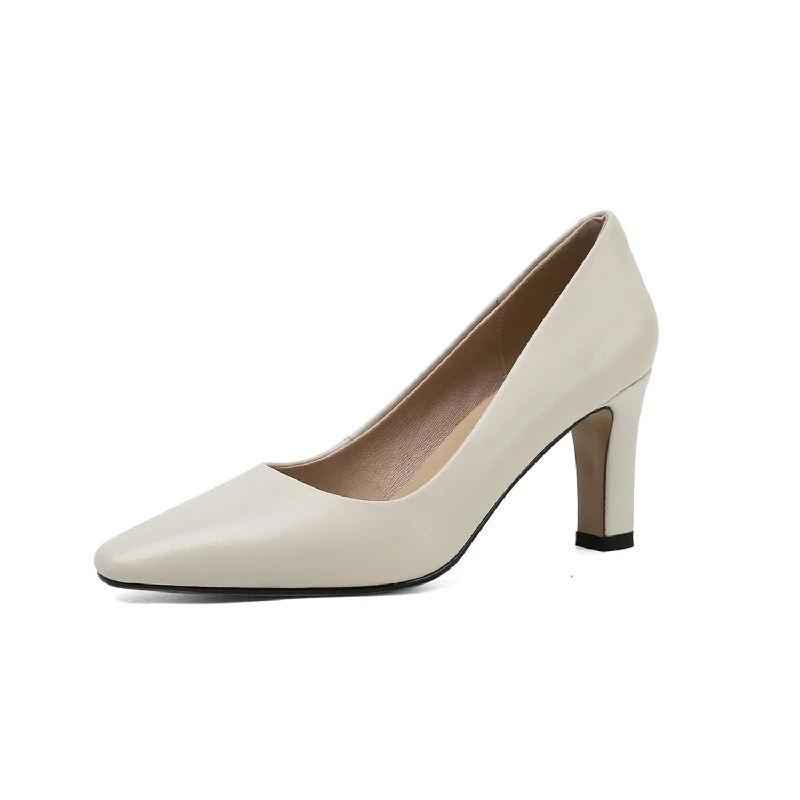 Women's charcoal gray stiletto heel pumps for a neutral yet stylish optionTinaCus Women's Genuine Leather Handmade High Heel Square Toe Easy Slip On Pump Shoes Women's charcoal gray stiletto heel pumps for a neutral yet stylish optionTinaCus Women's Genuine Leather Handmade High Heel Square Toe Easy Slip On Pump Shoes