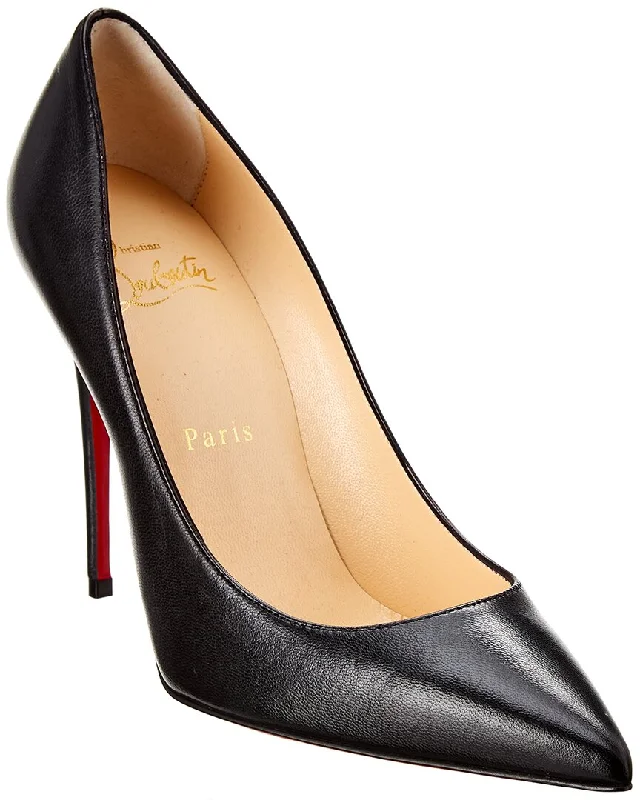 Women's velvet - covered stiletto heel pumps for a luxurious lookChristian Louboutin Kate 100 Leather Pump Women's velvet - covered stiletto heel pumps for a luxurious lookChristian Louboutin Kate 100 Leather Pump