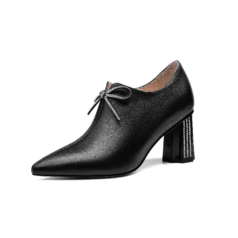 Women's mesh - paneled stiletto heel pumps for breathabilityTinaCus Women's Genuine Leather Handmade Glitter Mid Chunky Heel Pointed Toe Stylish Side Zip Pump Shoes with Bowtie Women's mesh - paneled stiletto heel pumps for breathabilityTinaCus Women's Genuine Leather Handmade Glitter Mid Chunky Heel Pointed Toe Stylish Side Zip Pump Shoes with Bowtie