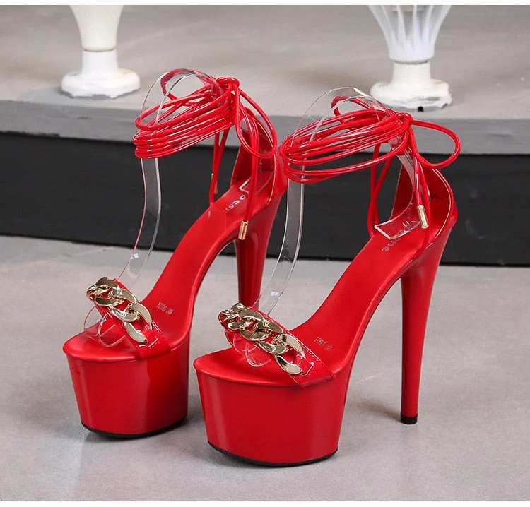 Women's water - resistant stiletto heel pumps for unexpected situationsWomen's Metal Decorated Buckle Strap Party Pumps with Chunky Heels Women's water - resistant stiletto heel pumps for unexpected situationsWomen's Metal Decorated Buckle Strap Party Pumps with Chunky Heels