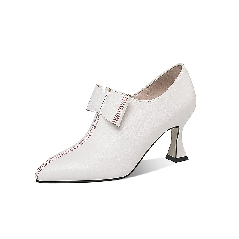 Women's breathable stiletto heel pumps for warm weatherTinaCus Women's Genuine Leather Handmade Pointed Toe High Stiletto Heel Side Zip Up Pump Shoes with Bow Women's breathable stiletto heel pumps for warm weatherTinaCus Women's Genuine Leather Handmade Pointed Toe High Stiletto Heel Side Zip Up Pump Shoes with Bow
