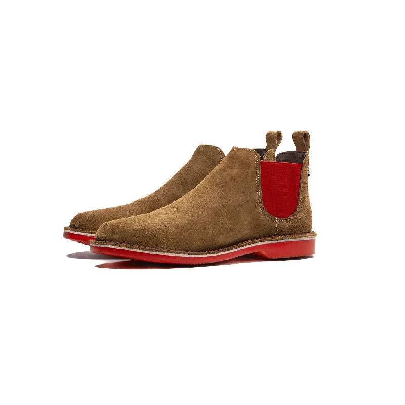 Women's beaded Chelsea boots for a festive lookWOMEN'S CHELSEA BOOT PINOTAGE RED
