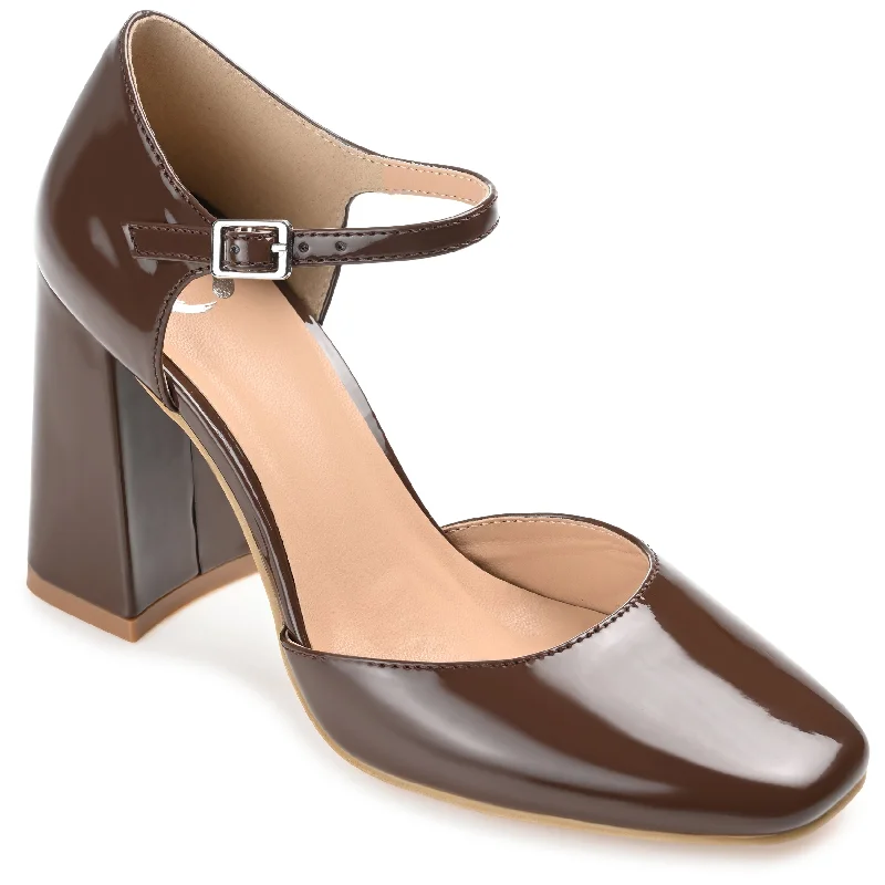 Women's ruffled stiletto heel pumps for a romantic styleJournee Collection Women's Hesster Pump Women's ruffled stiletto heel pumps for a romantic styleJournee Collection Women's Hesster Pump