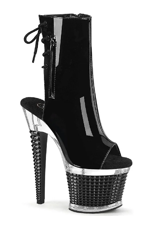 women's heeled ankle bootsSS-SPECTATOR-1018 Ankle Boot | Black Patent