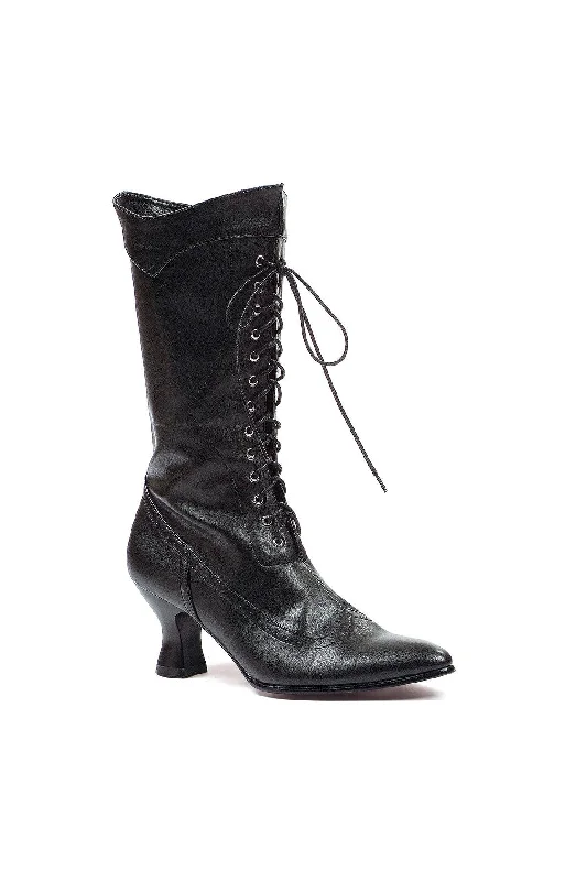 women's ankle boots with over-the-knee lookEllie 253-AMELIA 2.5" Zippered Ankle Boot