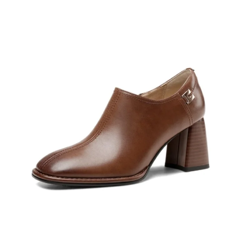 Women's mustard yellow stiletto heel pumps for a trendy pop of colorTinaCus Women's Square Toe Genuine Leather Handmade Side Zipper Mid Chunky Heel Retro Pumps Shoes Women's mustard yellow stiletto heel pumps for a trendy pop of colorTinaCus Women's Square Toe Genuine Leather Handmade Side Zipper Mid Chunky Heel Retro Pumps Shoes