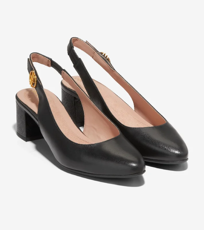 Women's padded - insole stiletto heel pumps for added comfortCole Haan The Go-to Slingback Pump 45Mm Women's padded - insole stiletto heel pumps for added comfortCole Haan The Go-to Slingback Pump 45Mm