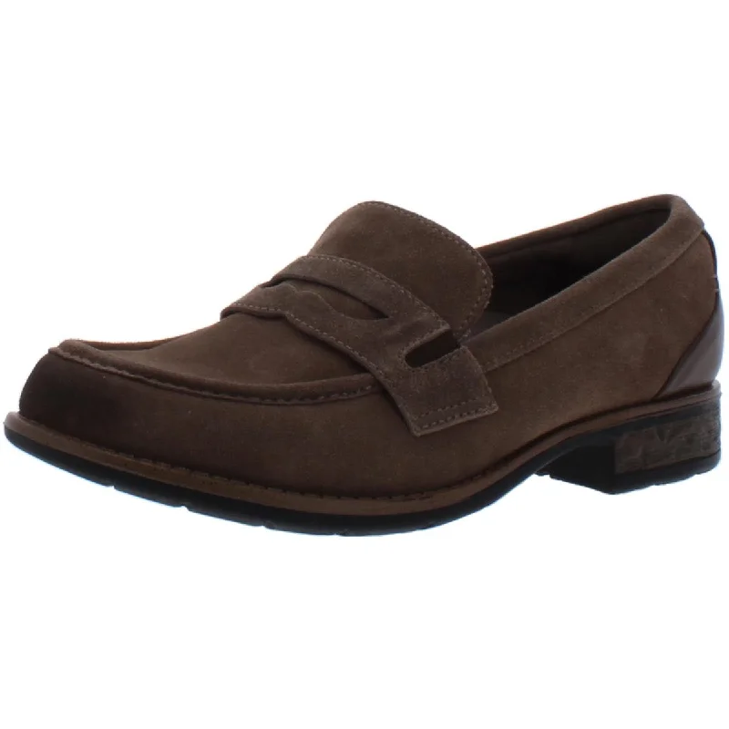 Women's Bow - Embellished Ballet Flats with a Platform Sole in Red for Added Height Earth Womens Avani Barcelona Suede Comfort Penny Loafers Women's Bow - Embellished Ballet Flats with a Platform Sole in Red for Added Height Earth Womens Avani Barcelona Suede Comfort Penny Loafers