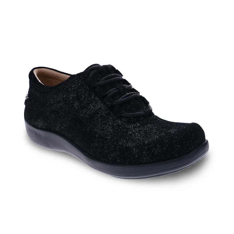 Women's casual ballet flats for a feminine look Revere Women's Alberta Lace Up Midnight Women's casual ballet flats for a feminine look Revere Women's Alberta Lace Up Midnight