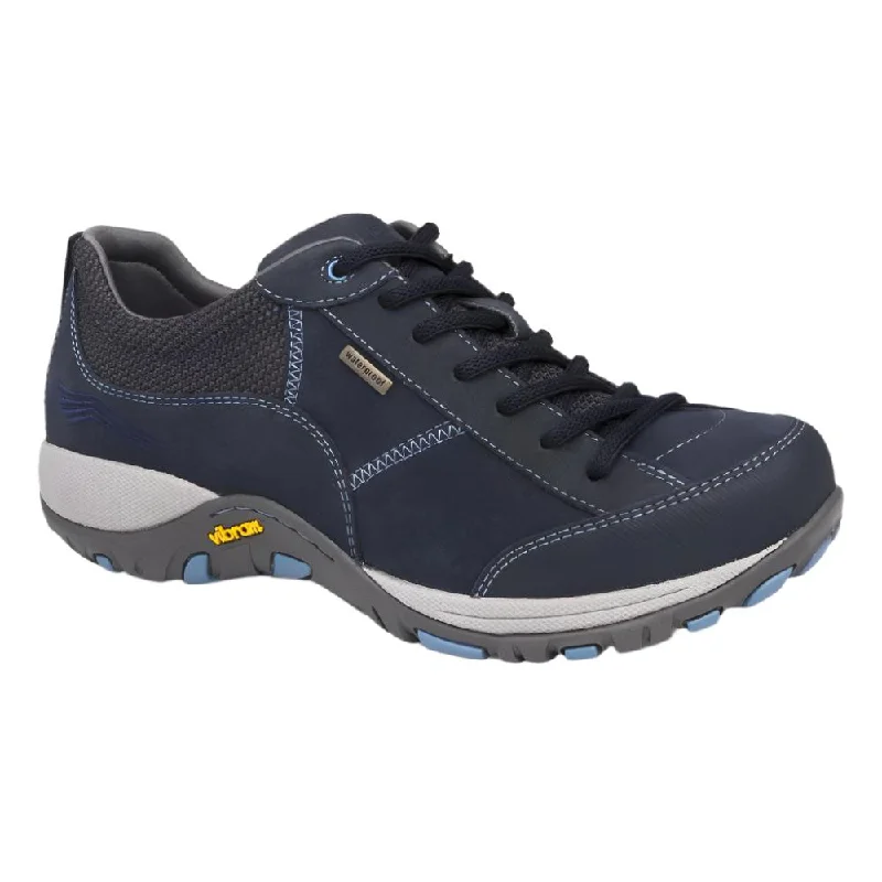 Women's casual canvas shoes for a laid - back look Dansko Women's Paisley Tie Waterproof Navy Milled Nubuck Women's casual canvas shoes for a laid - back look Dansko Women's Paisley Tie Waterproof Navy Milled Nubuck