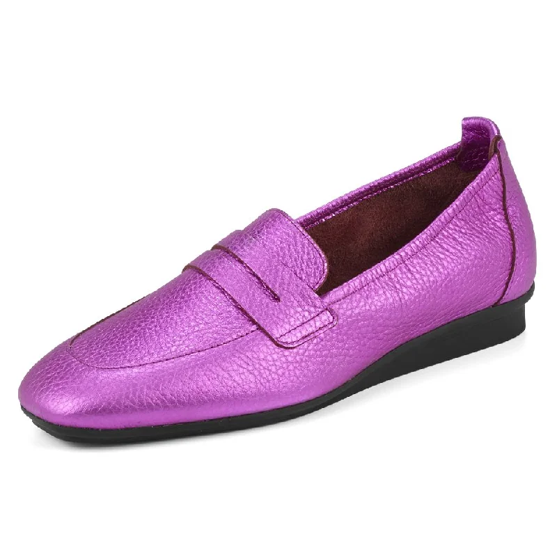 Women's Fur - Lined Loafers in Tan for a Cozy Winter Option Matana Mocassins
