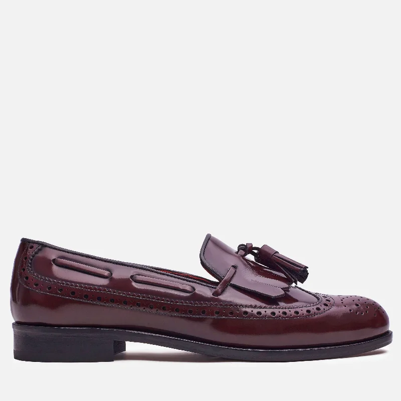 Women's Geometric - Patterned Loafers in Multicolor for a Fashion - Forward Look Hampton - Tassel Loafers Women's Geometric - Patterned Loafers in Multicolor for a Fashion - Forward Look Hampton - Tassel Loafers