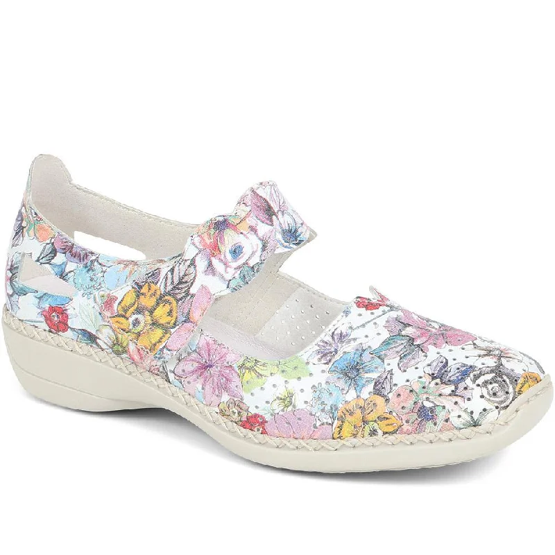 Women's casual shoes for a weekend getaway Touch Fastening Leather Pumps - RKR37522 / 323 722