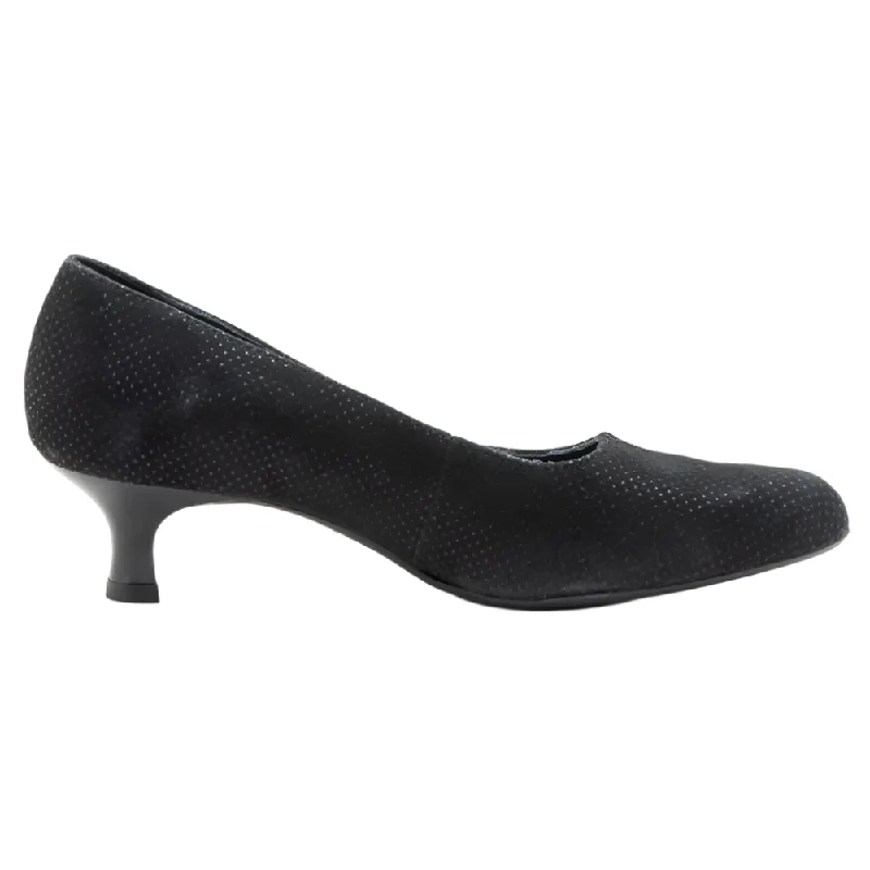 Women's casual ballet flats for a feminine look Ara Women's Kit Mid Heel Black Puntikid Women's casual ballet flats for a feminine look Ara Women's Kit Mid Heel Black Puntikid