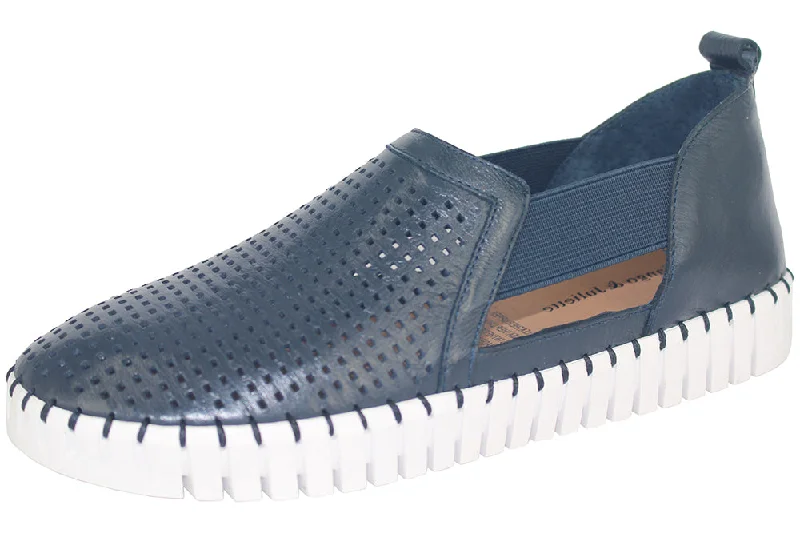 Women's Tassel - Trimmed Loafers with a Low Heel in Olive Green for a Trendy Twist HABIKI - NAVY Women's Tassel - Trimmed Loafers with a Low Heel in Olive Green for a Trendy Twist HABIKI - NAVY