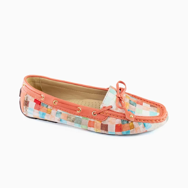 Women's Embroidered Floral Pattern Loafers in Beige for a Spring - Inspired Outfit Cypress Hill Mosaic, Women Women's Embroidered Floral Pattern Loafers in Beige for a Spring - Inspired Outfit Cypress Hill Mosaic, Women