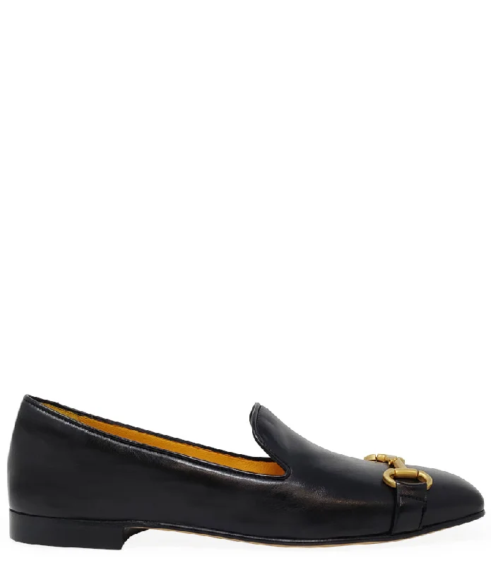 Women's Fur - Lined Loafers in Tan for a Cozy Winter Option Black Leather Square Toe Loafer Women's Fur - Lined Loafers in Tan for a Cozy Winter Option Black Leather Square Toe Loafer