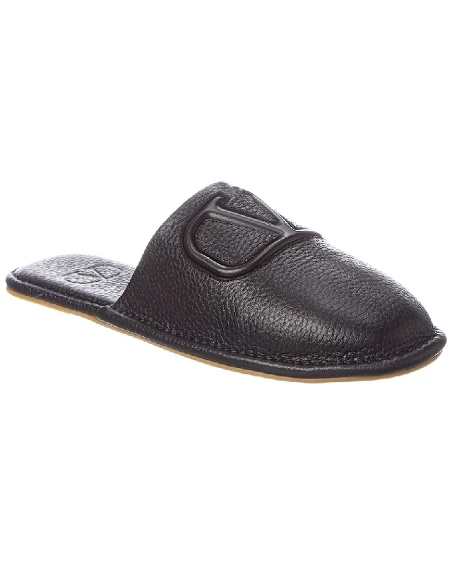 Women's Slippers with a Quilted Pattern in Gray for Added Style Women's Slippers with a Quilted Pattern in Gray for Added Style Valentino VLogo Grainy Leather Slipper Women's Slippers with a Quilted Pattern in Gray for Added Style Women's Slippers with a Quilted Pattern in Gray for Added Style Valentino VLogo Grainy Leather Slipper