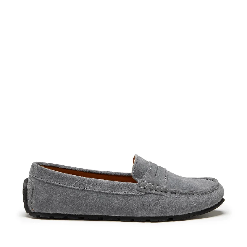 Women's Memory Foam Insole Loafers in Pink for Added Comfort Women's Tyre Sole Penny Loafers, slate grey suede Women's Memory Foam Insole Loafers in Pink for Added Comfort Women's Tyre Sole Penny Loafers, slate grey suede