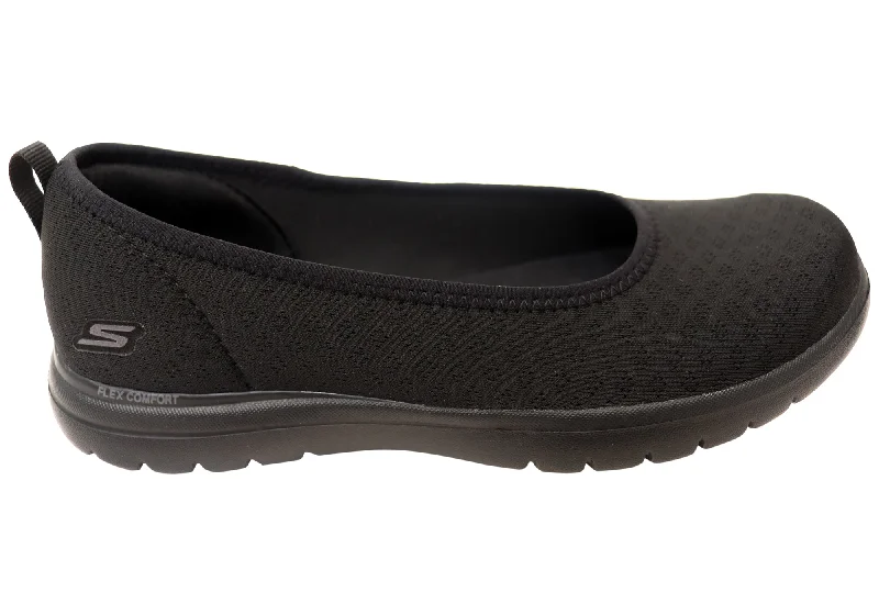 Women's casual shoes with embroidery for a detailed design Skechers Womens On The GO Flex Siena Wide Fit Comfortable Shoes Women's casual shoes with embroidery for a detailed design Skechers Womens On The GO Flex Siena Wide Fit Comfortable Shoes
