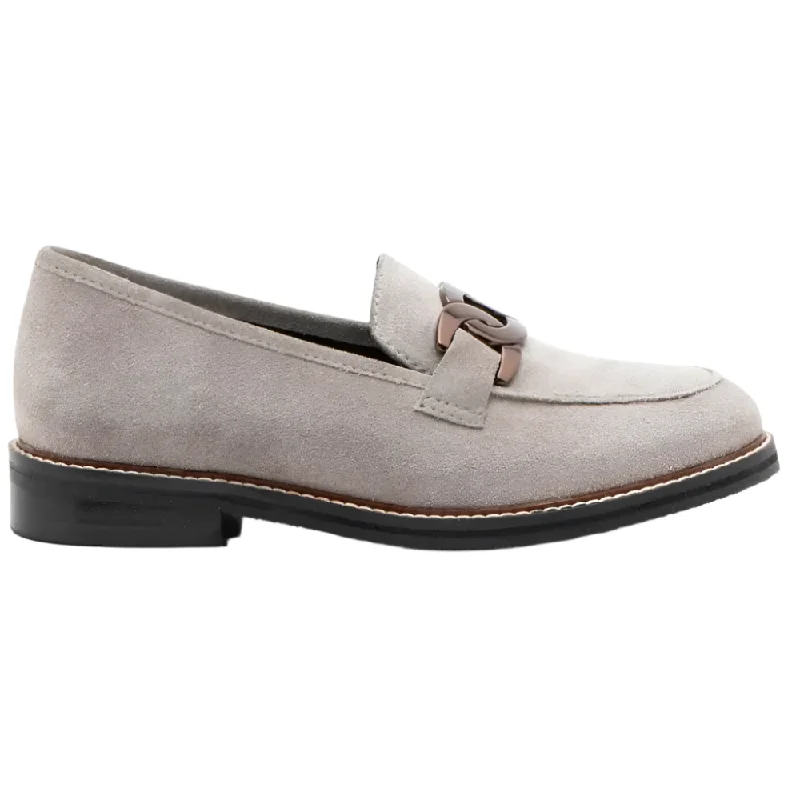 Women's casual shoes with memory foam insoles for extra comfort Ara Women's Kyle II Chain Loafer Moon Suede Women's casual shoes with memory foam insoles for extra comfort Ara Women's Kyle II Chain Loafer Moon Suede