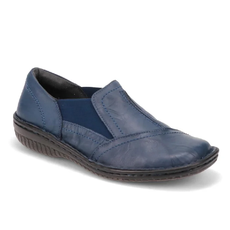 Women's casual shoes in green for a unique touch Elasticated Leather Slip-Ons - HAK38029 / 324 707 Women's casual shoes in green for a unique touch Elasticated Leather Slip-Ons - HAK38029 / 324 707