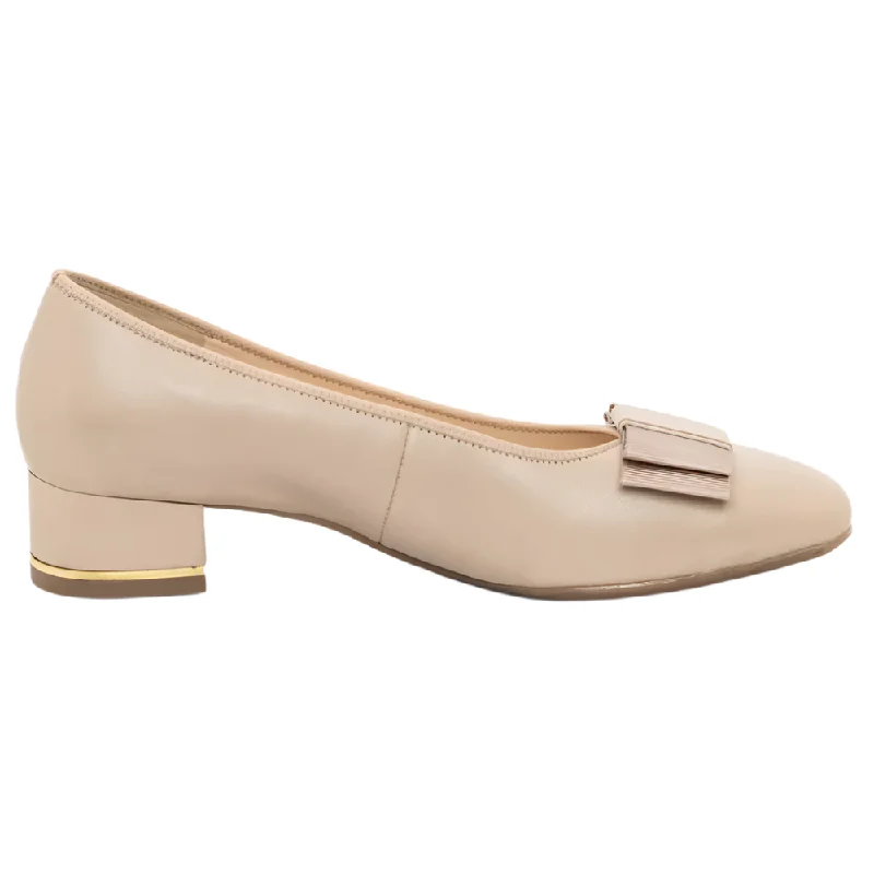 Women's casual platform shoes for added height Ara Women's Garnet Block Heel Pump Sand Women's casual platform shoes for added height Ara Women's Garnet Block Heel Pump Sand