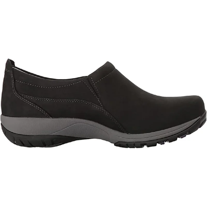 Women's casual sandals for warm - weather outings Dansko Women's Patti Black Milled Nubuck