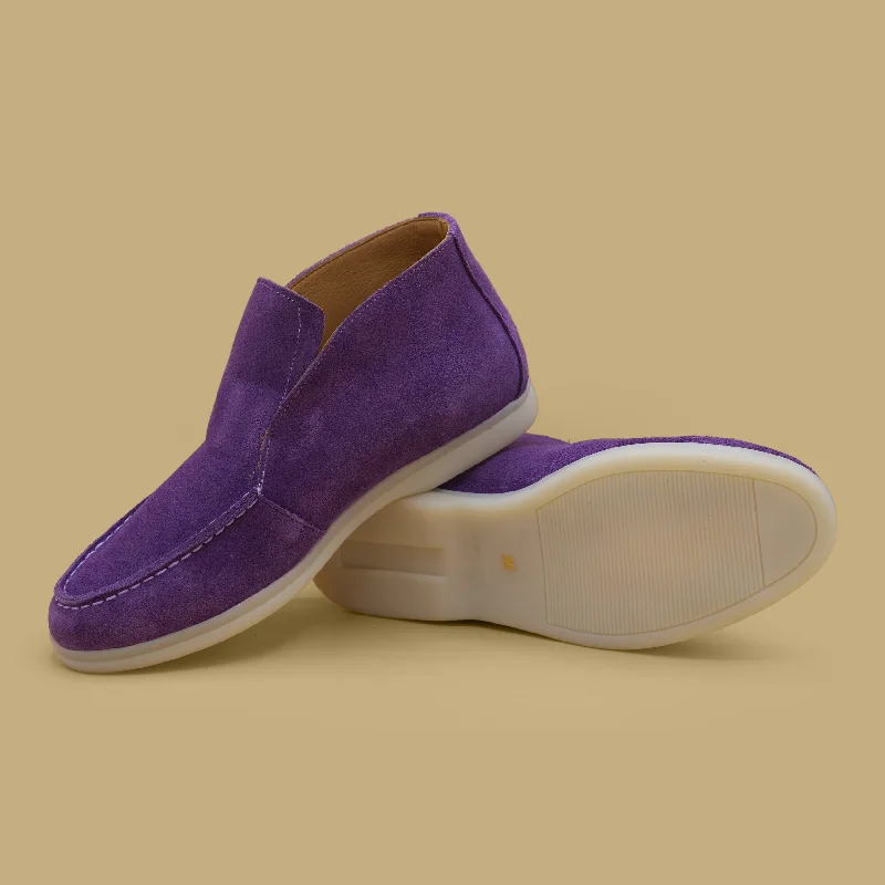 Women's Metallic Foil - Finish Loafers in Gold for a Glamorous Night Out 1020 - Lilac Women's Metallic Foil - Finish Loafers in Gold for a Glamorous Night Out 1020 - Lilac