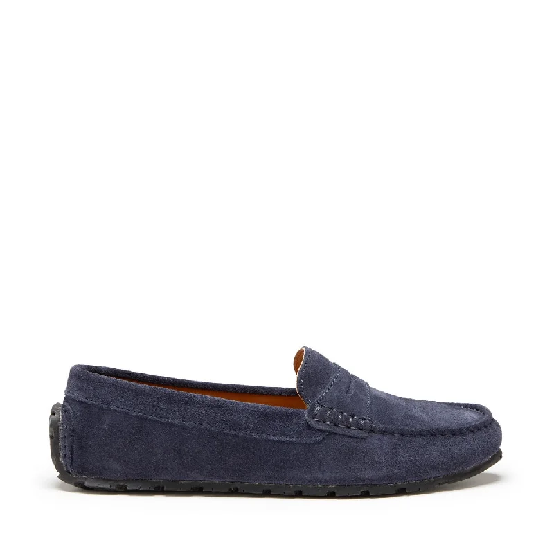 Women's Fur - Lined Loafers in Tan for a Cozy Winter Option Women's Tyre Sole Penny Loafers, navy blue suede Women's Fur - Lined Loafers in Tan for a Cozy Winter Option Women's Tyre Sole Penny Loafers, navy blue suede