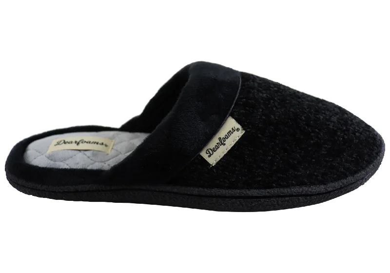 Women's Gel - Cushioned Slippers with a Soft Sole in Blue for All - Day Comfort Women's Gel - Cushioned Slippers with a Soft Sole in Blue for All - Day Comfort Dearfoams Womens Samantha Chenille Closed Toe Scuff Slippers Women's Gel - Cushioned Slippers with a Soft Sole in Blue for All - Day Comfort Women's Gel - Cushioned Slippers with a Soft Sole in Blue for All - Day Comfort Dearfoams Womens Samantha Chenille Closed Toe Scuff Slippers