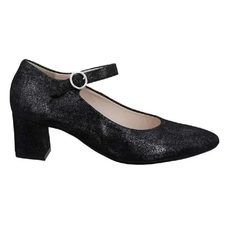 Women's casual shoes in green for a unique touch Ara Women's Lynden Mary Jane Pump Black Glitter Metallic Women's casual shoes in green for a unique touch Ara Women's Lynden Mary Jane Pump Black Glitter Metallic