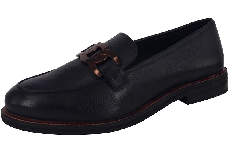 Women's Tassel - Trimmed Loafers with a Low Heel in Olive Green for a Trendy Twist 11203 - NAVY Women's Tassel - Trimmed Loafers with a Low Heel in Olive Green for a Trendy Twist 11203 - NAVY