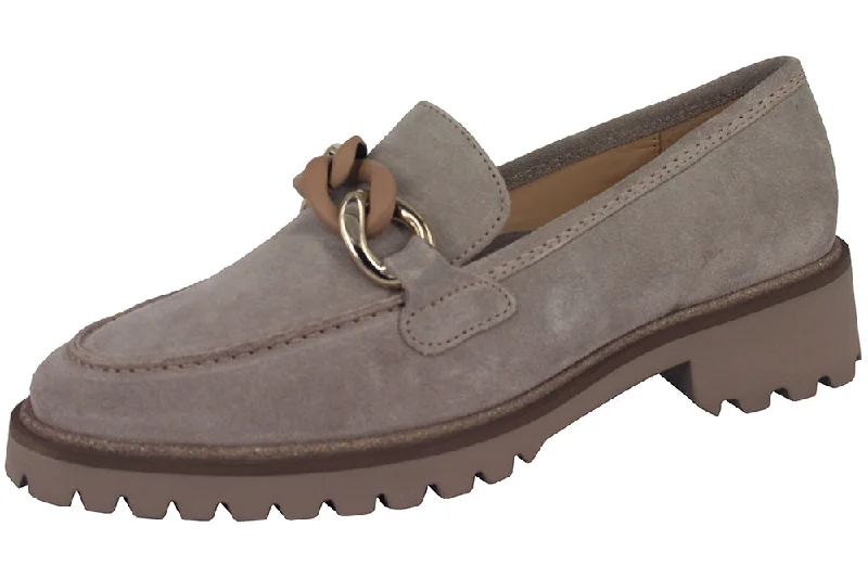 Women's Memory Foam Insole Loafers in Pink for Added Comfort 31209 - SUEDE GRIS