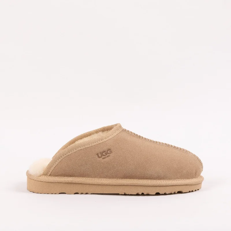 Women's Shearling Lined Slippers with a Fleece Upper in Tan for Ultimate Warmth Women's Charlie Clog Women's Shearling Lined Slippers with a Fleece Upper in Tan for Ultimate Warmth Women's Charlie Clog