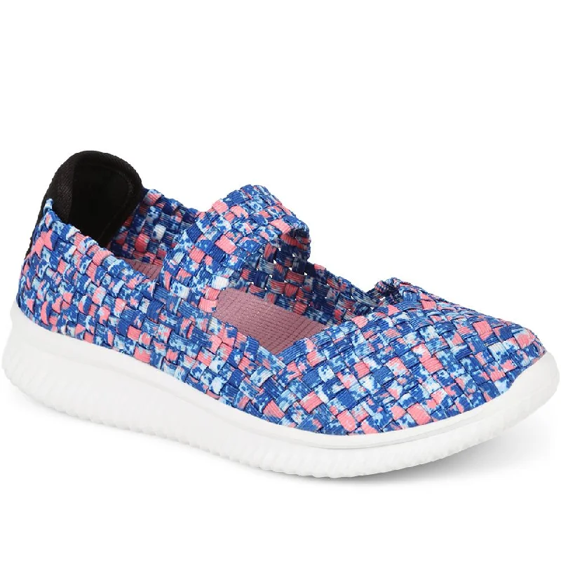 Women's casual platform shoes for added height Casual Slip-On Mary Janes - TITAN39003 / 325 486 Women's casual platform shoes for added height Casual Slip-On Mary Janes - TITAN39003 / 325 486